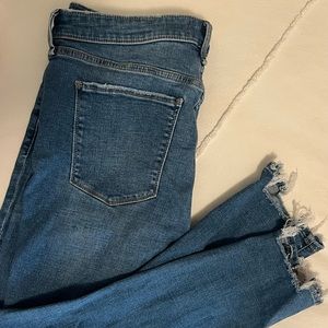 Abercrombie & Fitch high rise skinny blue jeans!